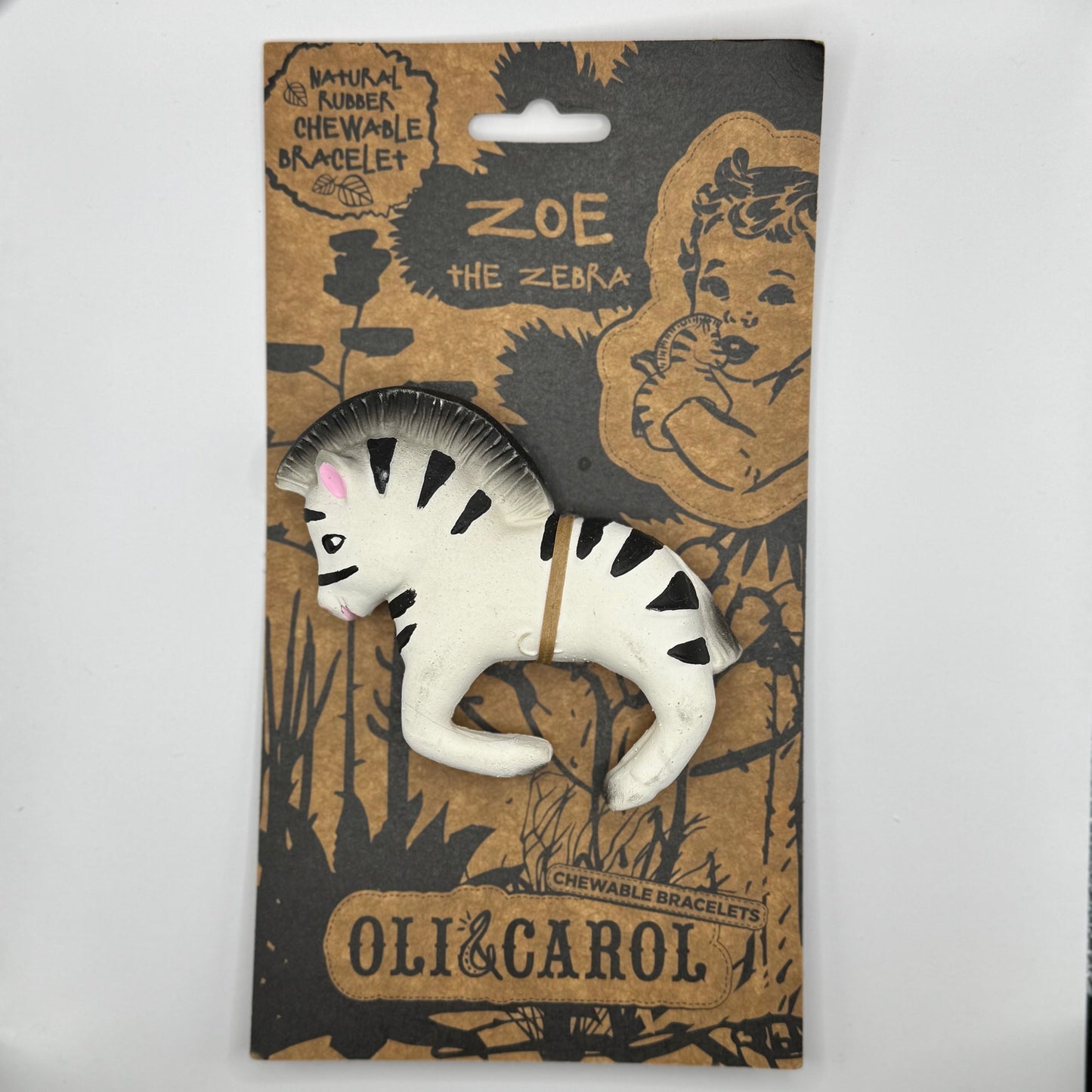 Bijtarmband - Zoe the Zebra